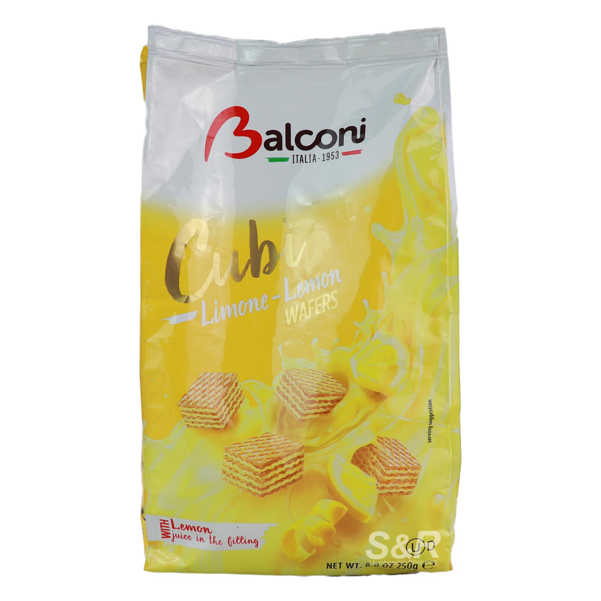 Balconi Cubi Lemon Wafers 250g